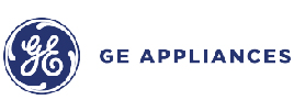 Logo of "GE Appliances" brand.