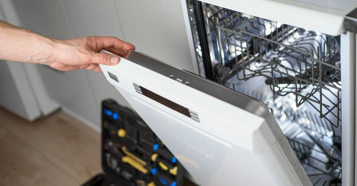 technician-repairing-dishwasher-in-fort-walton-beach